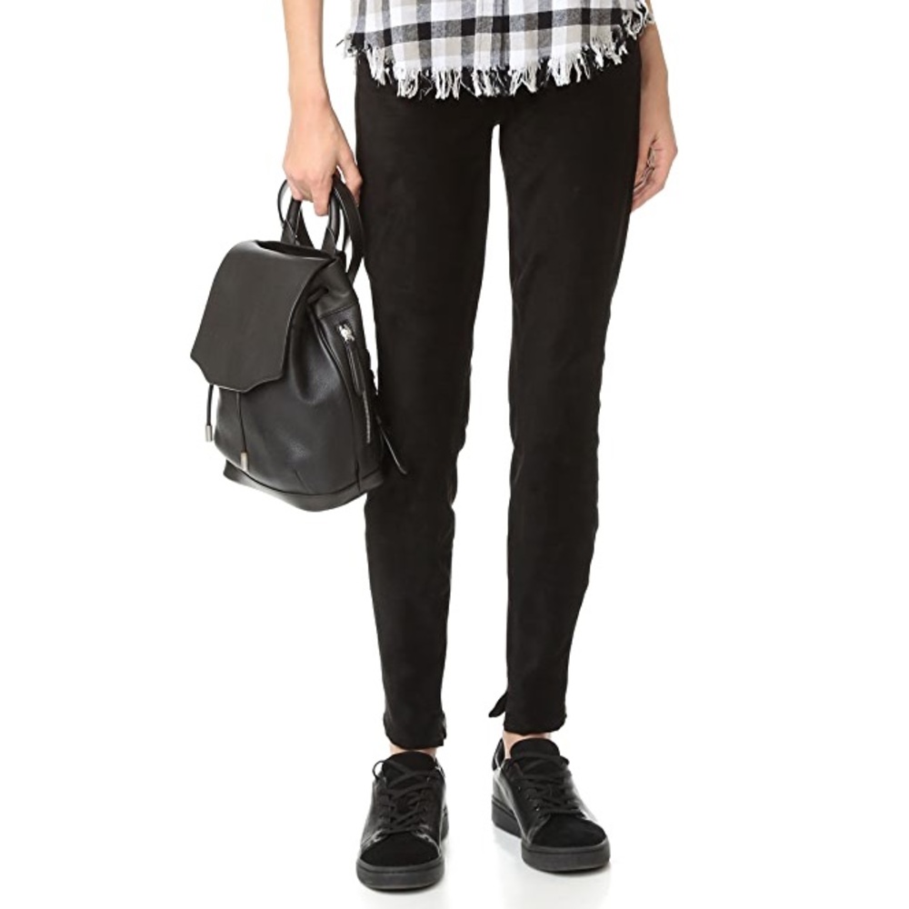 McGuire Vegan Suede Black Pants